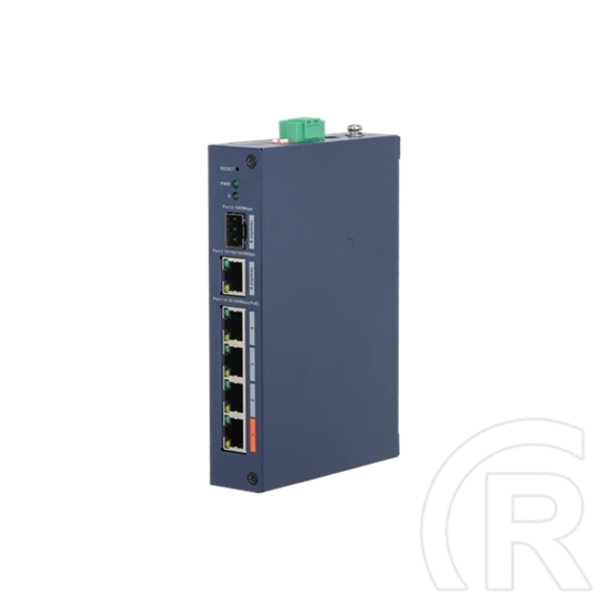 Dahua CHS4106-4ET-60 switch (Cloud menedzsment, 4x100 Mbps PoE, 1x1 Gbps uplink, 1x1 Gbps SFP, 60 W)