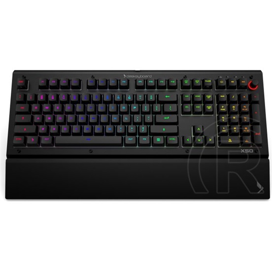 Das Keyboard X50Q gamer billentyűzet (UK, USB, fekete)