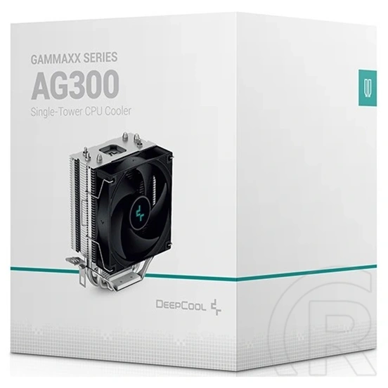 DeepCool AG300 hűtő ventilátor (92 mm, PWM, max 3050 rpm, hidraulikus csapágy, 4-tűs csatlakozó, fekete)