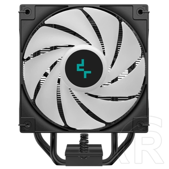 DeepCool AG400 Digital Plus processzor hűtő (120 mm, PWM, 500-2100 RPM, hidrodinamikus csapágy, címezhető RGB, fekete)
