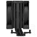 DeepCool AG400 Digital Plus processzor hűtő (120 mm, PWM, 500-2100 RPM, hidrodinamikus csapágy, címezhető RGB, fekete)