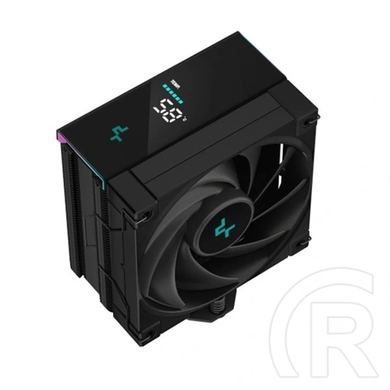DeepCool AG400 Digital SE CPU hűtő (120 mm, PWM, max 1850 rpm, 28 dBA, folyadékdinamikus csapágy, fekete)