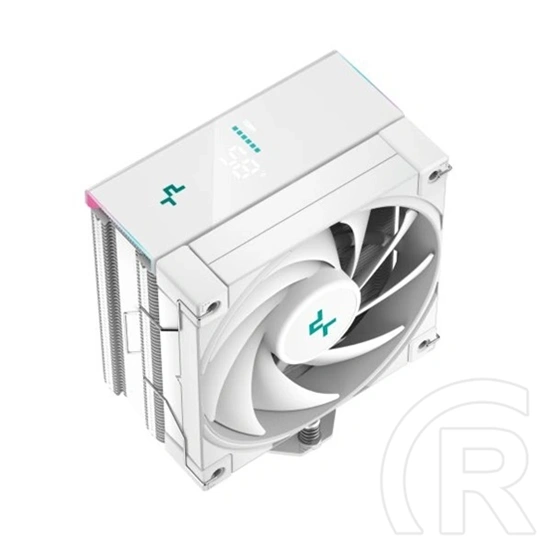 DeepCool AG400 Digital SE processzor hűtő (120 mm, PWM, max 1850 rpm, folyadékdinamikus csapágy, 28 dBA, fehér)
