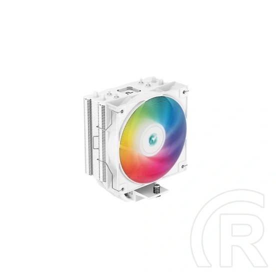 DeepCool AG400 V2 ARGB CPU hűtő (120 mm, PWM, max 2000 rpm, 31,6 dBA, hidrodinamikus csapágy, fehér)
