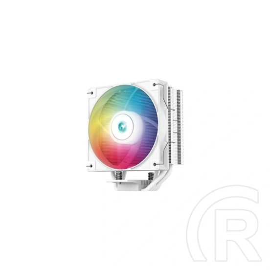 DeepCool AG400 V2 ARGB CPU hűtő (120 mm, PWM, max 2000 rpm, 31,6 dBA, hidrodinamikus csapágy, fehér)