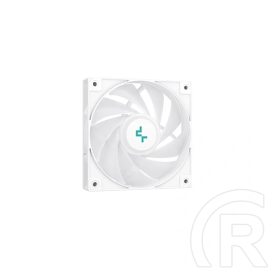 DeepCool AG400 V2 ARGB CPU hűtő (120 mm, PWM, max 2000 rpm, 31,6 dBA, hidrodinamikus csapágy, fehér)
