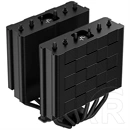 DeepCool AG620 BK ARGB CPU hűtő (2x120 mm ventilátor, PWM, max 1850 rpm, 29,4 dBA, hidraulikus csapágy, fekete)