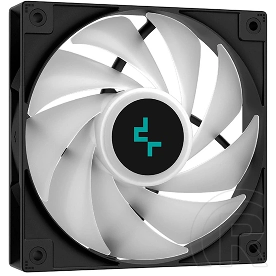 DeepCool AG620 BK ARGB CPU hűtő (2x120 mm ventilátor, PWM, max 1850 rpm, 29,4 dBA, hidraulikus csapágy, fekete)