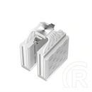 DeepCool AG620 WH V2 ARGB CPU hűtő (120 mm, 2 ventilátor, PWM, max 1950 RPM, 29,4 dBA, hidrodinamikus csapágy, fehér)