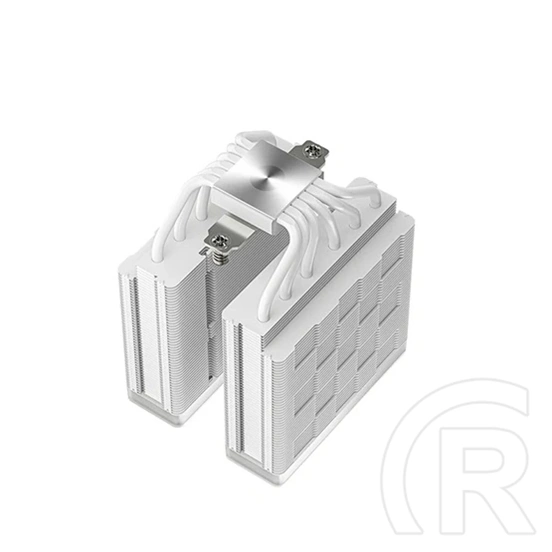 DeepCool AG620 WH V2 ARGB CPU hűtő (120 mm, 2 ventilátor, PWM, max 1950 RPM, 29,4 dBA, hidrodinamikus csapágy, fehér)
