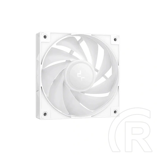 DeepCool AG620 WH V2 ARGB CPU hűtő (120 mm, 2 ventilátor, PWM, max 1950 RPM, 29,4 dBA, hidrodinamikus csapágy, fehér)