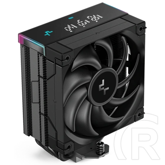 DeepCool AK400 Digital Pro CPU hűtő (120 mm, PWM, 500-1750 rpm, ?25 dB(A), ARGB, fekete)