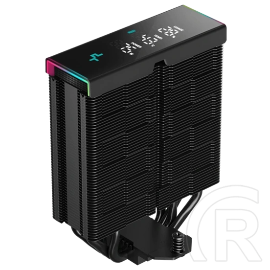DeepCool AK400 Digital Pro CPU hűtő (120 mm, PWM, 500-1750 rpm, ?25 dB(A), ARGB, fekete)