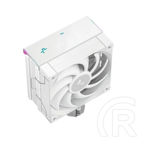 DeepCool AK400 Digital Pro processzor hűtő (120 mm, PWM, max 1750 rpm, 25 dBA, folyadékdinamikus csapágy, fehér)