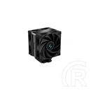 DeepCool AK400 Zero Dark Plus CPU hűtő (120 mm ventilátor, PWM, max 1650 rpm, 28 dBA, FDB csapágy, fekete)