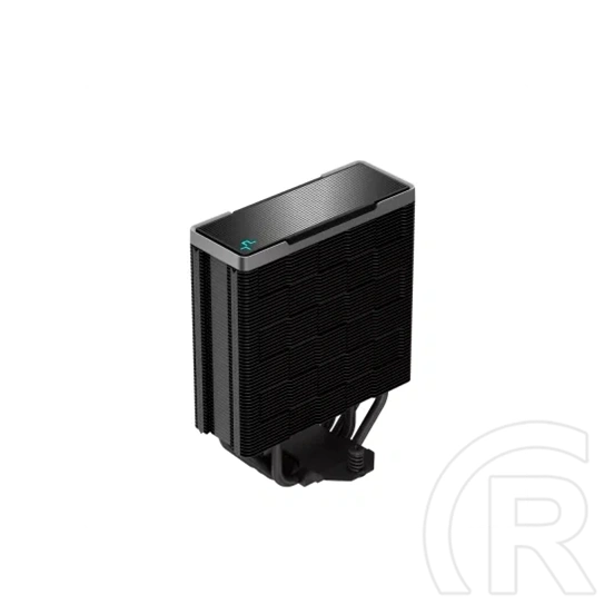 DeepCool AK400 Zero Dark Plus CPU hűtő (120 mm ventilátor, PWM, max 1650 rpm, 28 dBA, FDB csapágy, fekete)