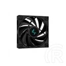 DeepCool AK400 Zero Dark Plus CPU hűtő (120 mm ventilátor, PWM, max 1650 rpm, 28 dBA, FDB csapágy, fekete)