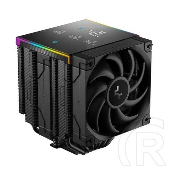 DeepCool AK620 Digital Pro CPU hűtő (120 mm, PWM, max 1750 rpm, 25 dBA, fekete)