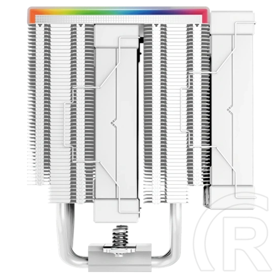DeepCool AK620 Digital processzor hűtő (120 mm, 1850 rpm, 28 dB, FDB, RGB, digitális kijelző, fehér)