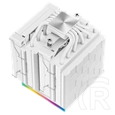 DeepCool AK620 Digital processzor hűtő (120 mm, 1850 rpm, 28 dB, FDB, RGB, digitális kijelző, fehér)