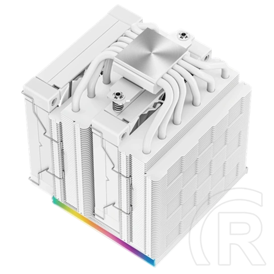 DeepCool AK620 Digital processzor hűtő (120 mm, 1850 rpm, 28 dB, FDB, RGB, digitális kijelző, fehér)