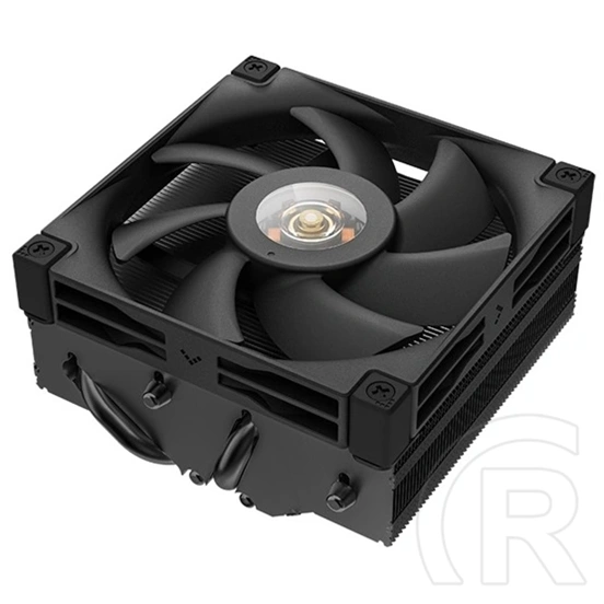 DeepCool AN400 BK CPU hűtő (92 mm, PWM, max 2950 rpm, 4 heatpipe, FDB, 23,6 dB, fekete)
