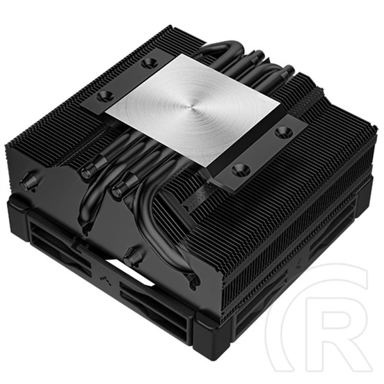 DeepCool AN400 BK CPU hűtő (92 mm, PWM, max 2950 rpm, 4 heatpipe, FDB, 23,6 dB, fekete)