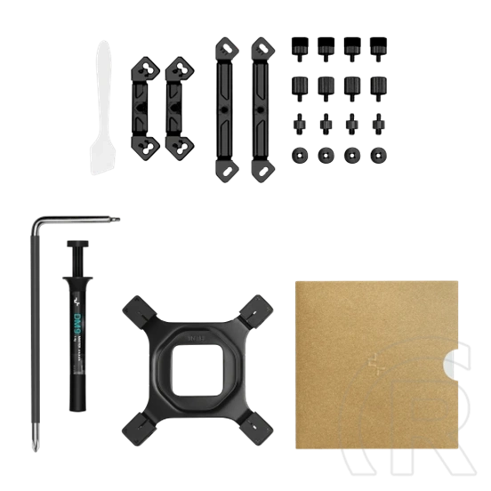 DeepCool Assassin 4S CPU hűtő (140 mm, PWM, max 1800 rpm, 29,3 dBA, FDB, fekete)