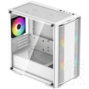 DeepCool CC360 ARGB (midi torony, Micro-ATX, Mini-ITX, ablakos, fehér)