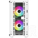 DeepCool CC360 ARGB (midi torony, Micro-ATX, Mini-ITX, ablakos, fehér)