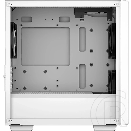 DeepCool CC360 ARGB (midi torony, Micro-ATX, Mini-ITX, ablakos, fehér)