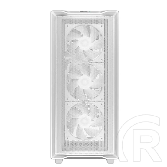 DeepCool CC560 Mesh V2 ház (Midi, 2x 3,5", 3x 2,5", előlapi 2x USB3.0, audio, 3+1 ventilátor, fehér)