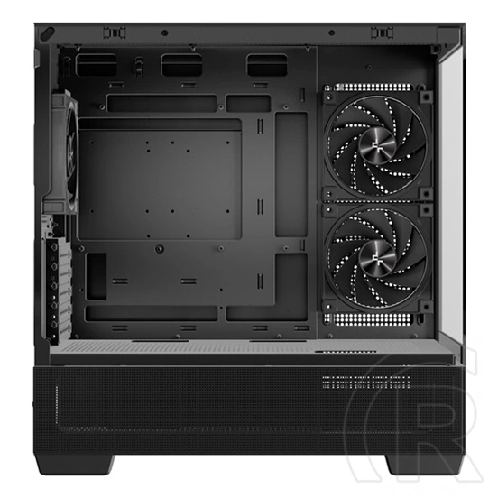 DeepCool CG380 3F (Midi, 2x 3,5", 3x 2,5", előlap: 2x USB3.0, 1x Type-C, Audio/Mic x1, 2+1 ventilátor, fekete)