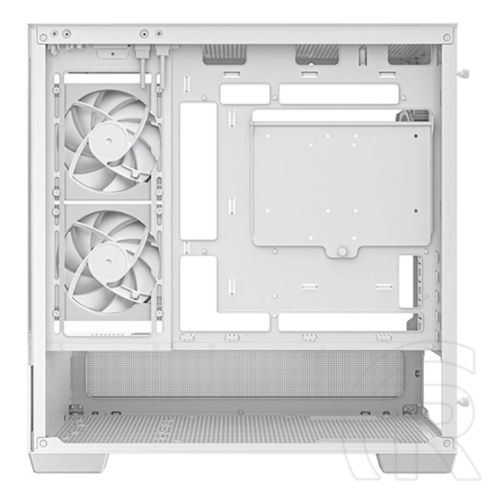 DeepCool CG380 3F ház (Midi, 2x 3,5", 3x 2,5", 2x USB 3.0, 1x Type-C, audio, 2+1 ventilátor, fehér)