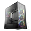 DeepCool CG580 4F V2 (E-ATX, ablakos, 4x ARGB ventilátor, fekete)