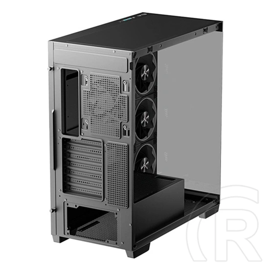 DeepCool CG580 4F V2 (E-ATX, ablakos, 4x ARGB ventilátor, fekete)