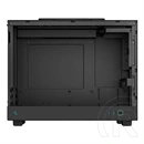 DeepCool CH160 Plus ház (Micro-ATX, 1x 3,5", 1x 2,5", előlap: 2x USB3.0, 1x USB-C, audio, ventilátorok: 0, fekete)