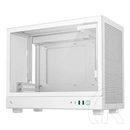 DeepCool CH160 Plus ház (Micro-ATX, fehér, 1x 3,5", 1x 2,5", előlapi: 2x USB3.0, 1x USB-C, audio)