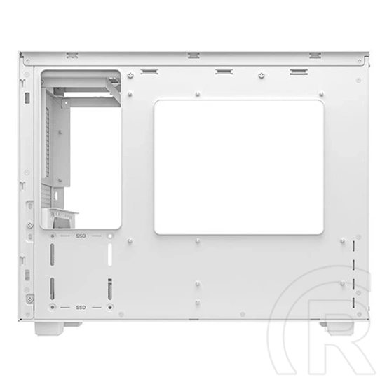 DeepCool CH160 Plus ház (Micro-ATX, fehér, 1x 3,5", 1x 2,5", előlapi: 2x USB3.0, 1x USB-C, audio)