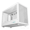 DeepCool CH260 ház (Micro-ATX, 1x 3,5", 1x 2,5", előlapi: 2x USB3.0, 1x USB-C, audio, ventilátor nélkül, fehér)