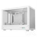 DeepCool CH260 ház (Micro-ATX, 1x 3,5", 1x 2,5", előlapi: 2x USB3.0, 1x USB-C, audio, ventilátor nélkül, fehér)