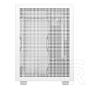 DeepCool CH260 ház (Micro-ATX, 1x 3,5", 1x 2,5", előlapi: 2x USB3.0, 1x USB-C, audio, ventilátor nélkül, fehér)