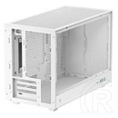 DeepCool CH260 ház (Micro-ATX, 1x 3,5", 1x 2,5", előlapi: 2x USB3.0, 1x USB-C, audio, ventilátor nélkül, fehér)