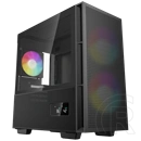 DeepCool CH360 Digital (Micro Tower, Micro-ATX, ablakos, 2x140/1x120 ventilátorok, fekete)