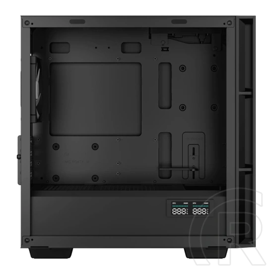 DeepCool CH360 Digital (Micro Tower, Micro-ATX, ablakos, 2x140/1x120 ventilátorok, fekete)