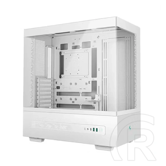 DeepCool CH690 DIGITAL (táp nélküli, ATX, ablakos, Mid Tower, fehér)
