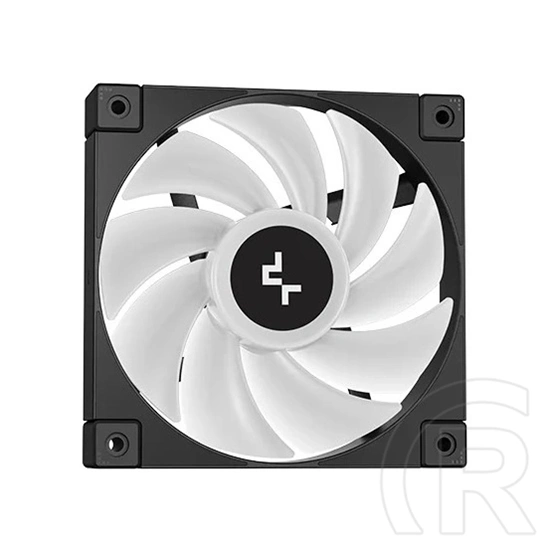 DeepCool LD240 vízhűtés (2x120 mm, 600-2400 rpm, PWM, ARGB, max. zaj 38,71 dB, fekete)