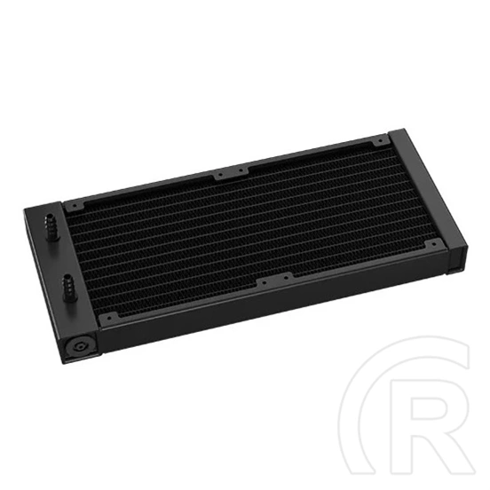 DeepCool LD240 vízhűtés (2x120 mm, 600-2400 rpm, PWM, ARGB, max. zaj 38,71 dB, fekete)