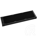 DeepCool LD360 vízhűtés (360 mm, 3x120 mm, 600-2400 rpm, ARGB, fekete)