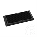 DeepCool LE240 V2 vízhűtés (240 mm, 2x120 mm ventilátor, 500-2100 rpm, max 31,6 dBA, LED, fekete)